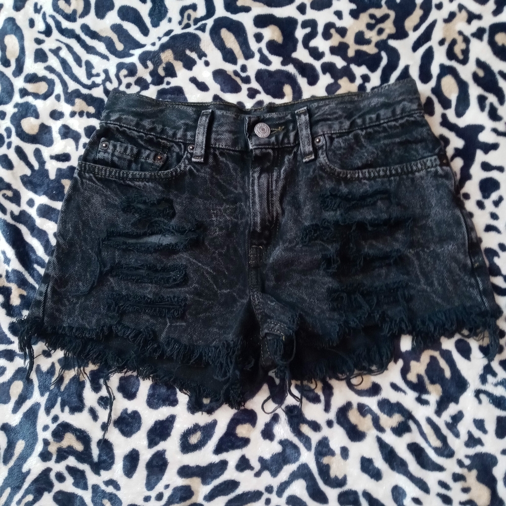 Vintage acid washed levis